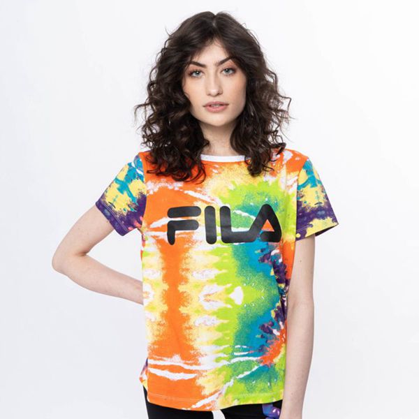 Camisetas Manga Corta Fila Mujer Multicolor - Deckle - España 693572HDU